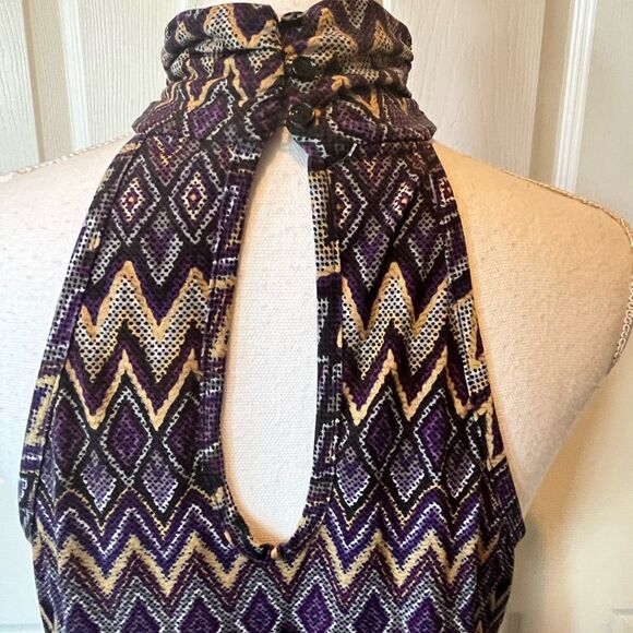 🎄Cato Aztec Pattern Halter Top - Picture 6 of 10